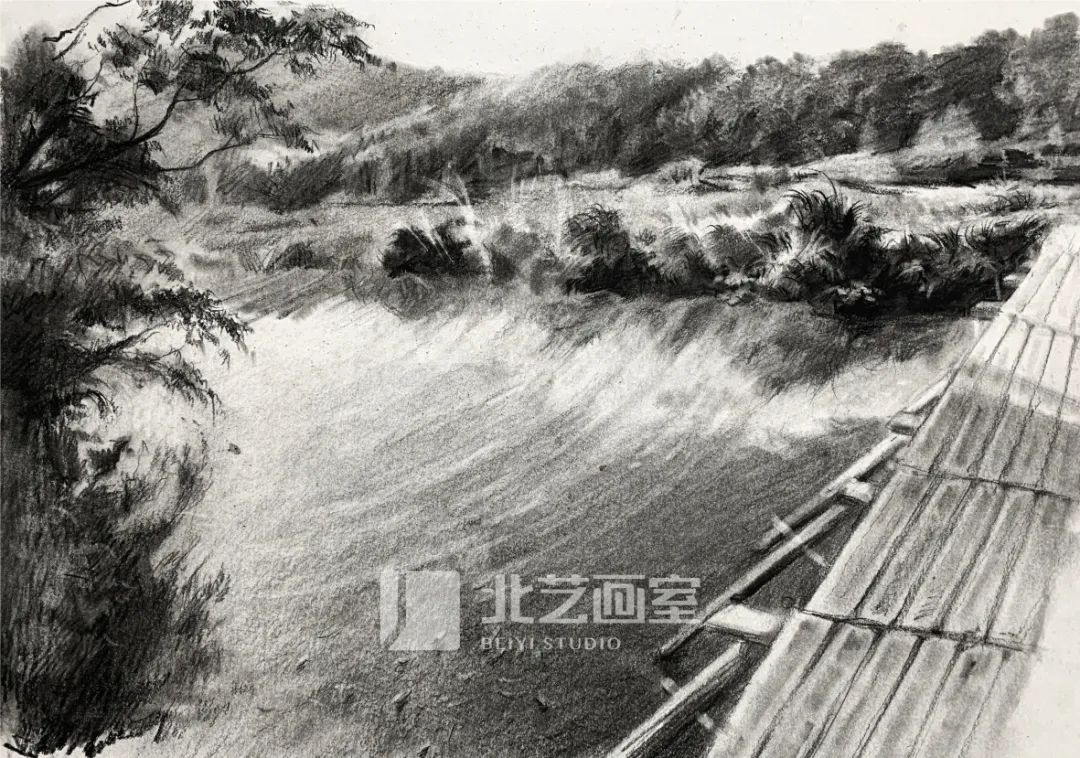 北藝畫室2023屆學(xué)員婺源寫生作品