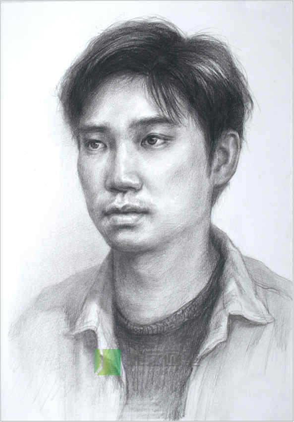 武漢北藝畫(huà)室素描頭像作品賞析