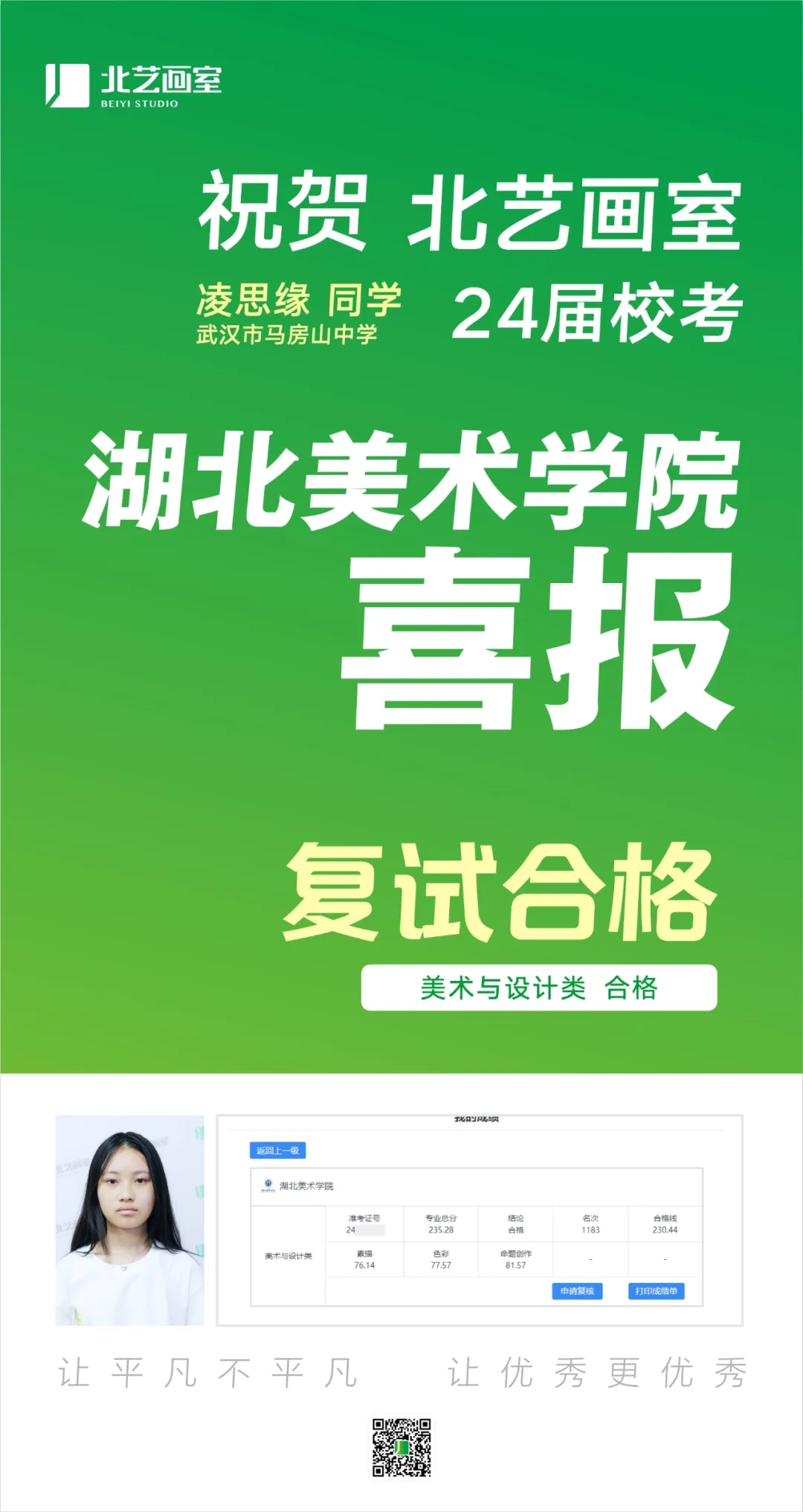 2024北藝畫室湖北美術(shù)學(xué)院?？冀輬?bào)