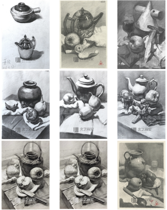靜物素描作品