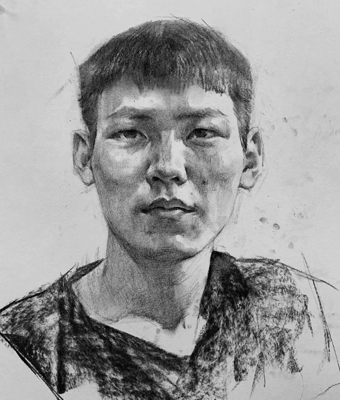 2021國(guó)美校考素描高分卷
