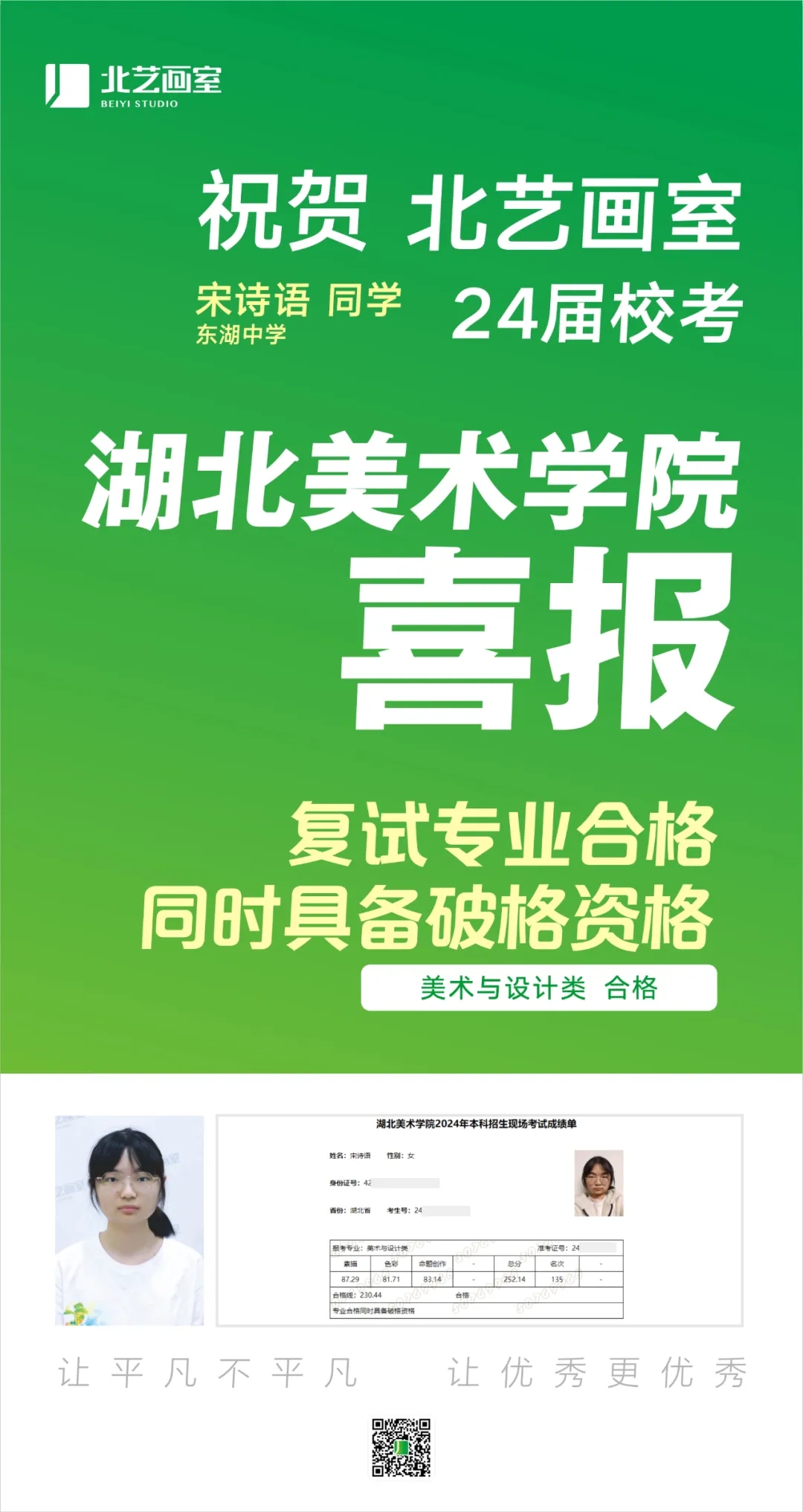 2024北藝畫室湖北美術(shù)學(xué)院?？冀輬?bào)