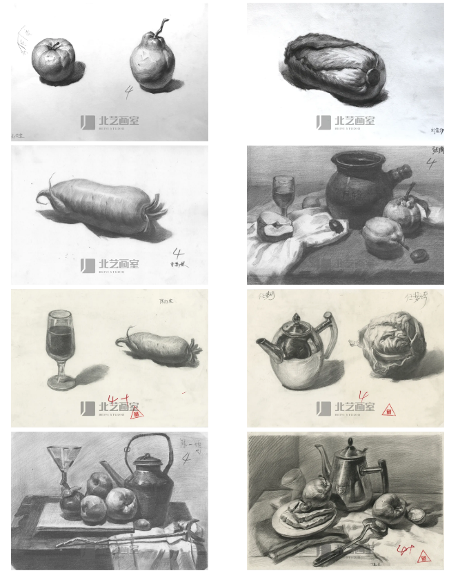 靜物素描作品