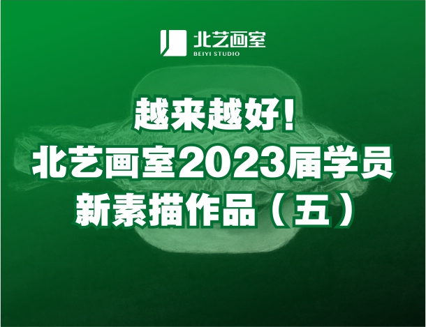 越來越好！北藝畫室2023屆學(xué)員新素描作品（五）