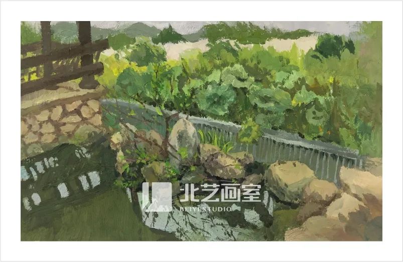 北藝畫室2023屆學(xué)員婺源寫生作品展
