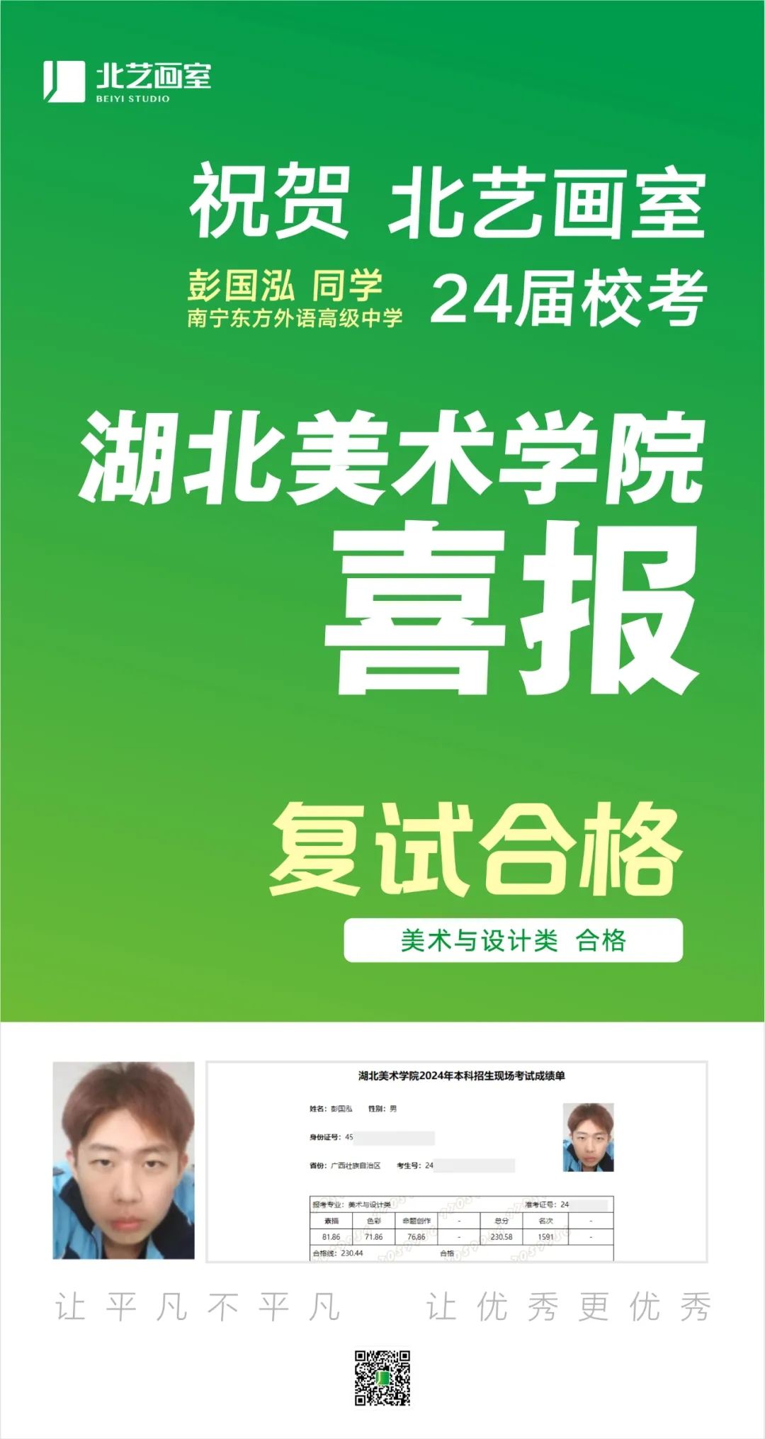 2024北藝畫室湖北美術(shù)學(xué)院?？冀輬?bào)