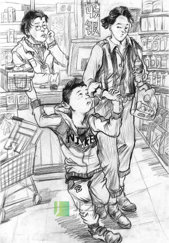 北藝畫(huà)室場(chǎng)景速寫(xiě)作品賞析