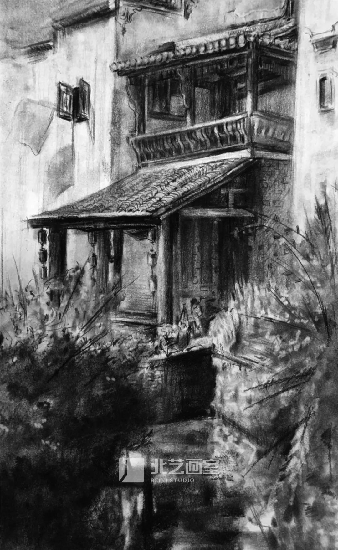 北藝畫室2023屆學(xué)員婺源寫生作品