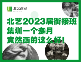 北藝2023屆銜接班集訓(xùn)才一個多月，竟然畫的這么好