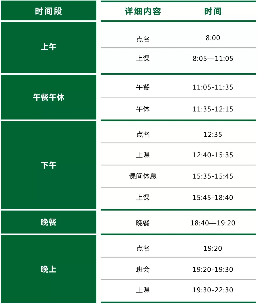 STEPS作息時(shí)間安排?