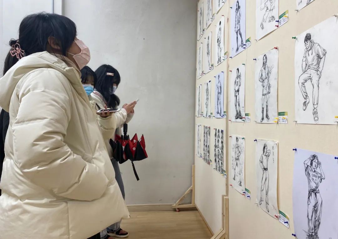 寒假班優(yōu)秀學(xué)員作品展現(xiàn)場