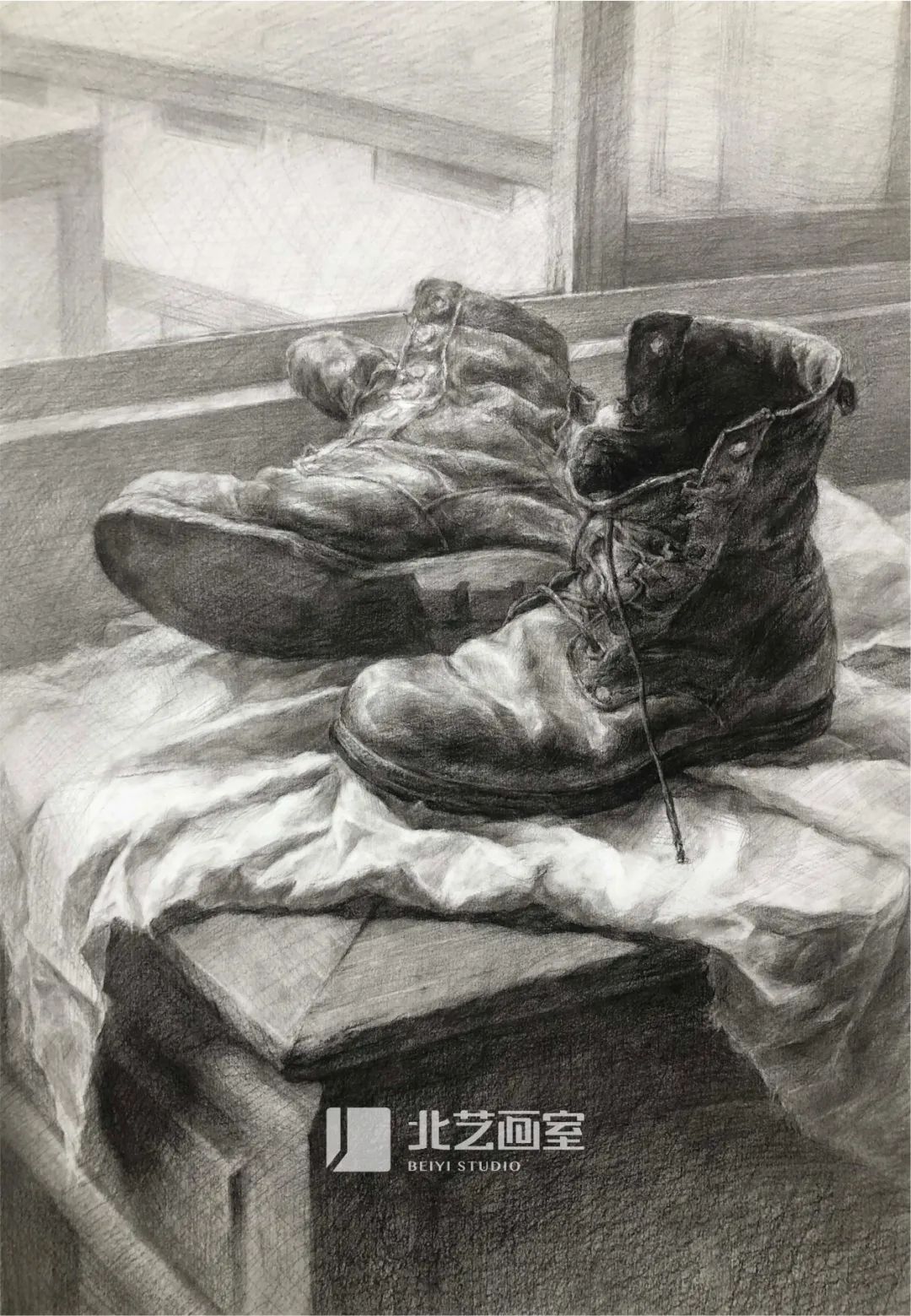 北藝畫室2023屆學(xué)員素描靜物寫生作品