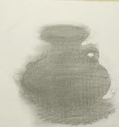 黑陶瓷罐畫法