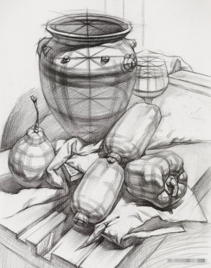 靜物結(jié)構(gòu)素描教案教學(xué)