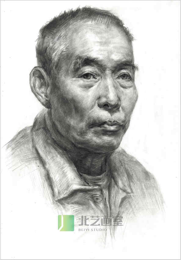 武漢北藝畫(huà)室素描頭像作品賞析