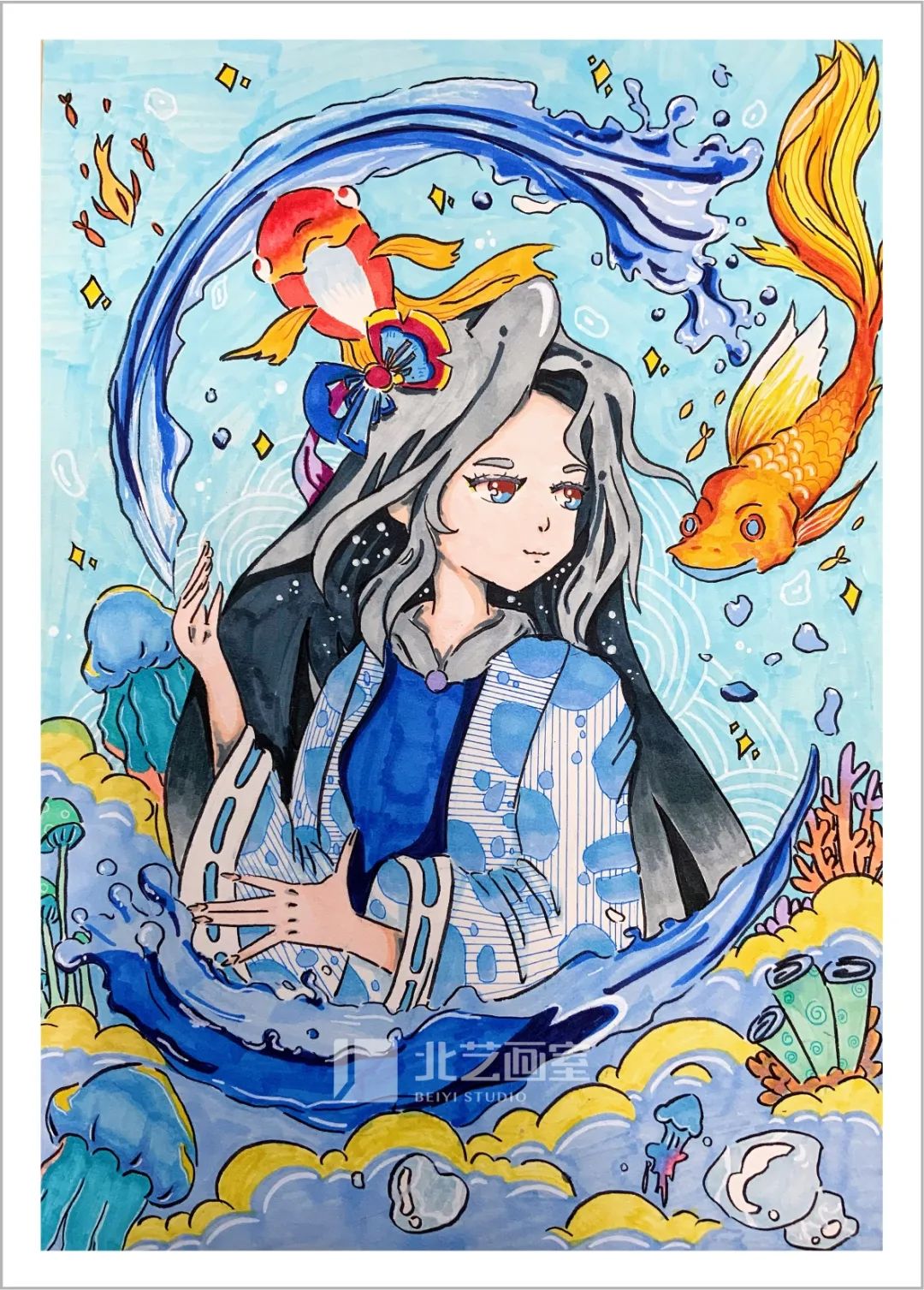 北藝畫室藝術(shù)小人才特訓(xùn)班獲獎(jiǎng)作品欣賞
