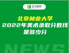 北京林業(yè)大學(xué)2022年美術(shù)錄取分?jǐn)?shù)線是多少分