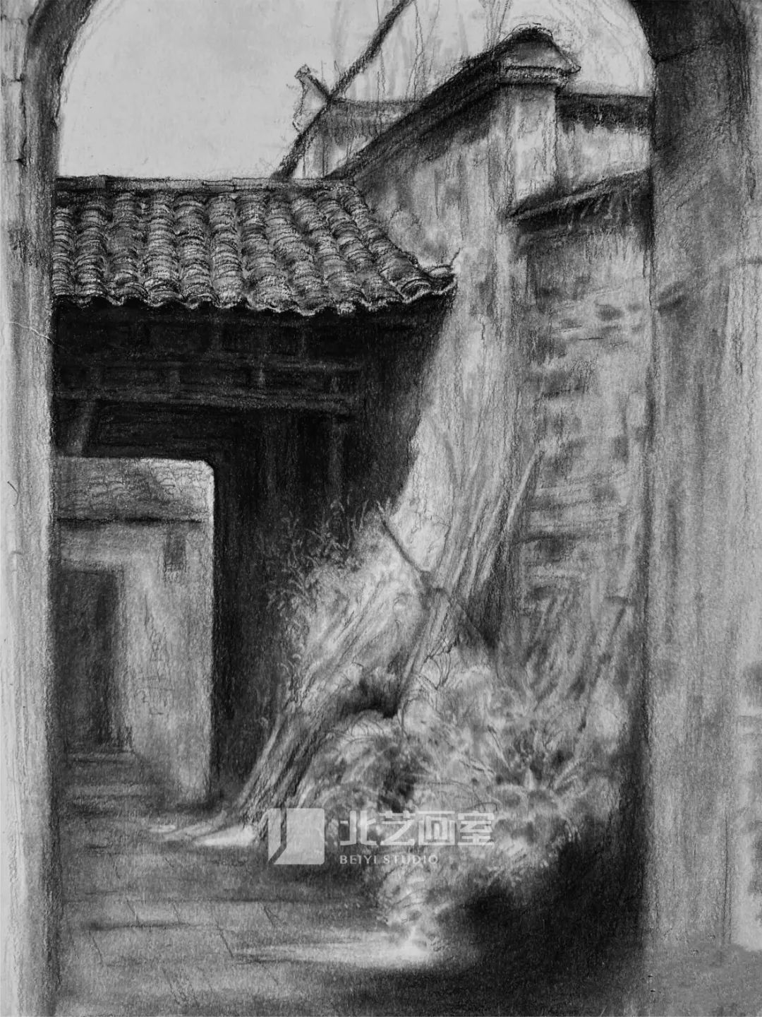 北藝畫室2023屆學(xué)員婺源寫生作品