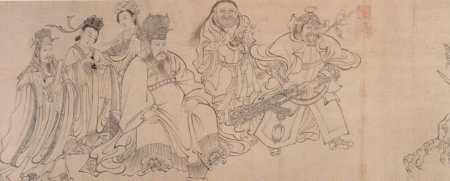 線形人物速寫作品