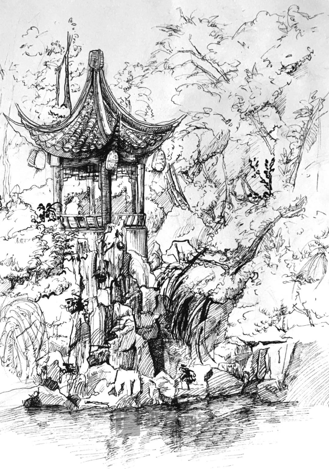 北藝2023屆學(xué)員蘇州寫(xiě)生作品作品