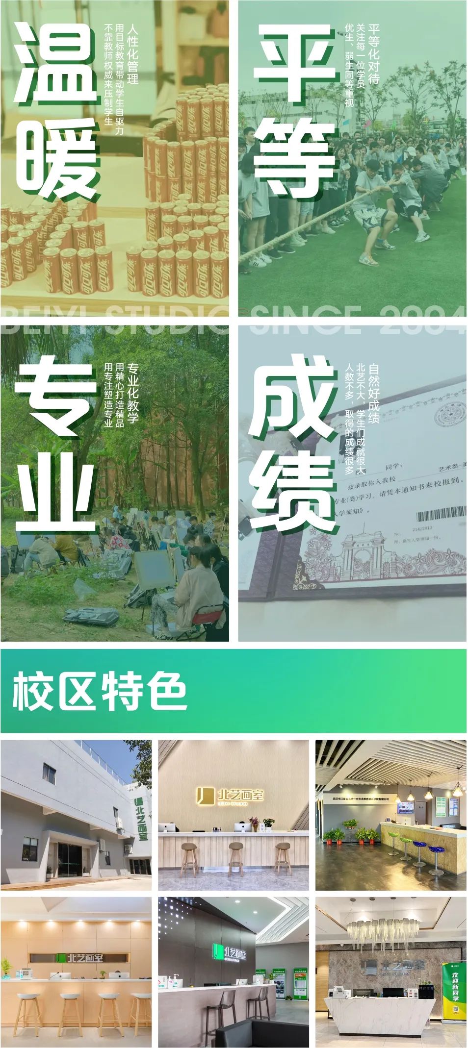 北藝畫室四大校區(qū)