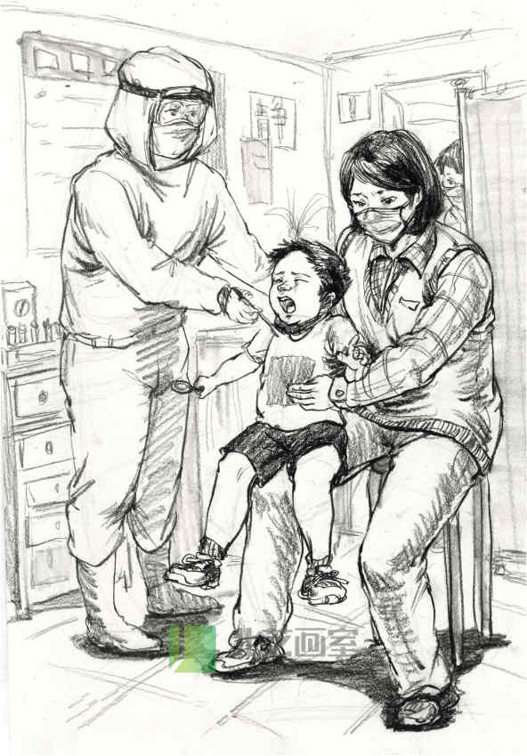 北藝畫(huà)室場(chǎng)景速寫(xiě)作品賞析