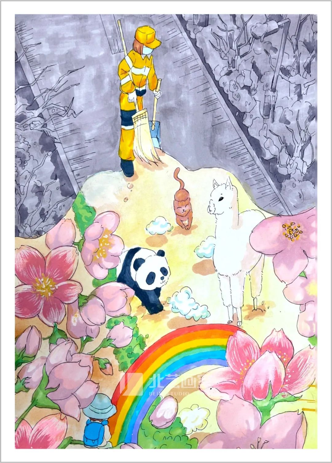 北藝畫室藝術(shù)小人才特訓(xùn)班獲獎(jiǎng)作品欣賞