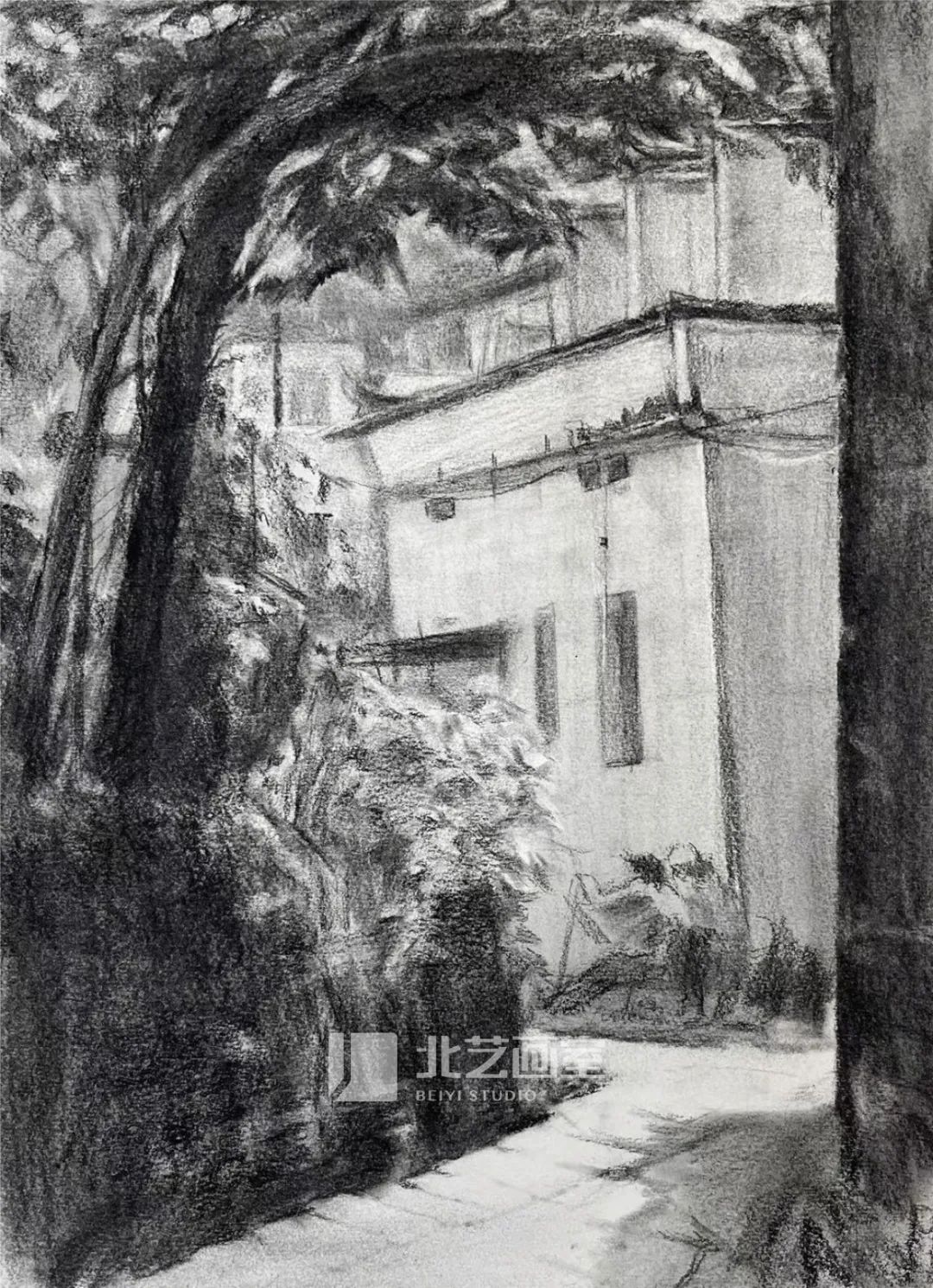 北藝畫室2023屆學(xué)員婺源寫生作品