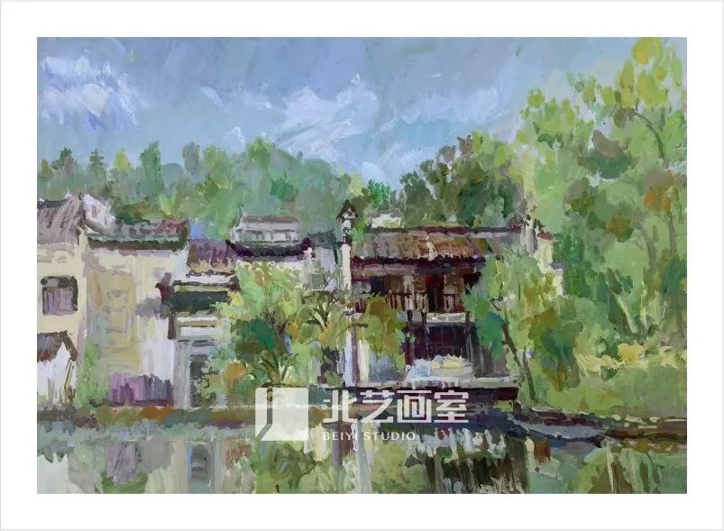 北藝畫室2023屆學(xué)員婺源寫生作品展