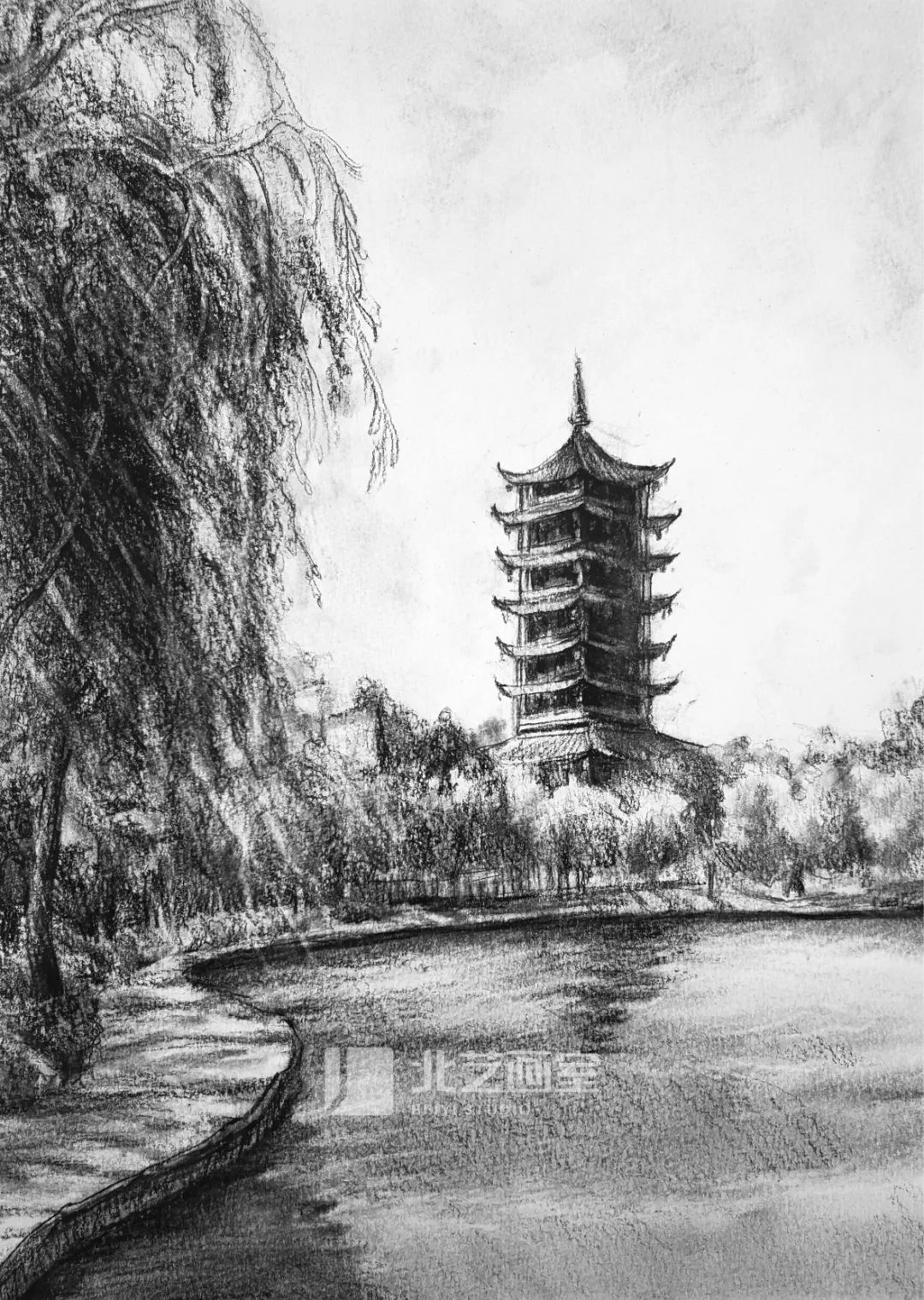 北藝畫(huà)室2023屆學(xué)員婺源寫(xiě)生作品