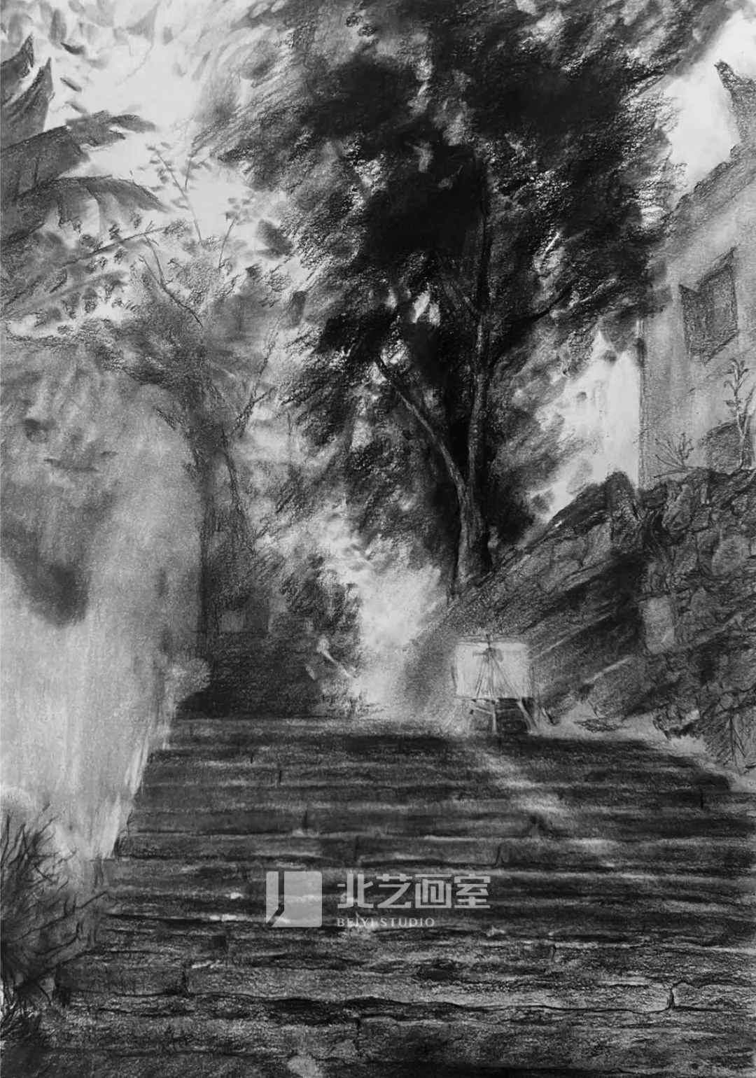 北藝畫室2023屆學(xué)員婺源寫生作品