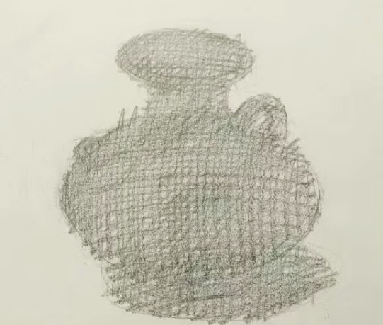 黑陶瓷罐畫法